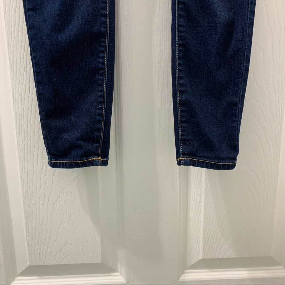AMERICAN EAGLE High Rise Super Stretchy Skinny Jeans Jeggings Dark Wash - Picture 3 of 11